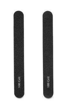 Equate Dual-Grit Nail Filing Salon Emery Boards, Heavy-Duty 100/180, Black, 2 Count