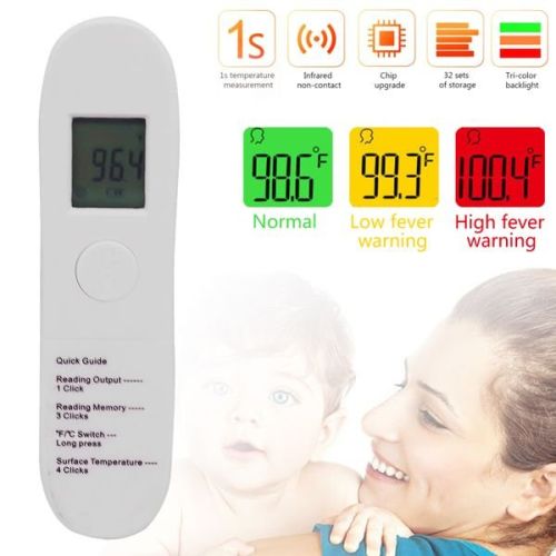 No-Touch Forehead Thermometer LCD Digital Infrared Thermometer for Adults/Kids No-Touch Forehead Thermometer LCD Digital Infrared Thermometer for Adults/Kids